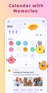 اسکرین شات برنامه My Diary With Lock: Mood Diary 7