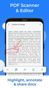 اسکرین شات 3 برنامه DS Scanner: PDF & ID Scanner