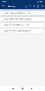 اسکرین شات برنامه English Hindi Dictionary Offline 8