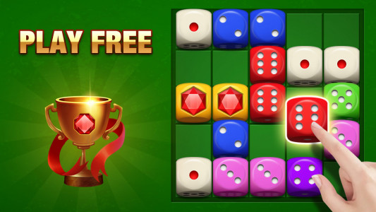 اسکرین شات 2 بازی Dice - Merge puzzle