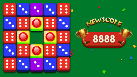 اسکرین شات 2 بازی Dice Puzzle - 3D Merge games