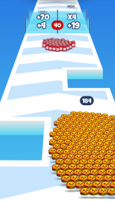 اسکرین شات بازی Food Run - Crowd Control Game 1