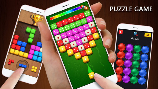 اسکرین شات بازی Dice Puzzle 3D - Merge game 2