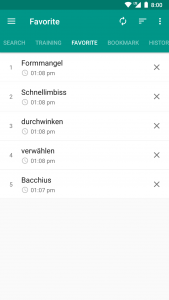 اسکرین شات برنامه German dictionary - offline 5