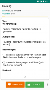 اسکرین شات برنامه German dictionary - offline 3