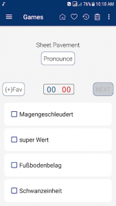 اسکرین شات برنامه English German Dictionary 5