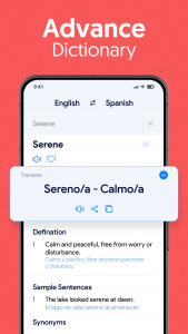اسکرین شات 2 برنامه English Dictionary Translator