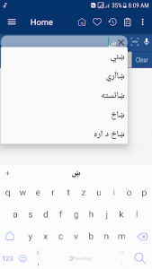اسکرین شات برنامه English Pashto Dictionary 4