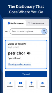 اسکرین شات 1 برنامه Dictionary.com: English Words