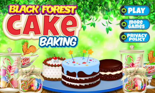 اسکرین شات بازی Black Forest Cake Maker- Kids Bakery 1