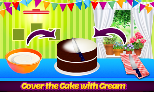 اسکرین شات بازی Black Forest Cake Maker- Kids Bakery 4