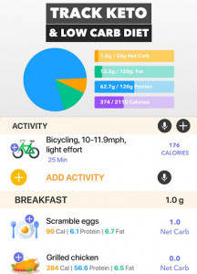 اسکرین شات برنامه Keto Manager: Keto Diet Tracker & Carb Counter App 7