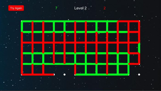 اسکرین شات بازی squarewars | بازی نقطه خط 3