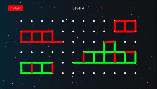 اسکرین شات بازی squarewars | بازی نقطه خط 2