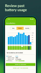 اسکرین شات 2 برنامه Accu​Battery