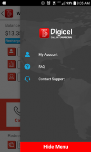 اسکرین شات برنامه Digicel Call International 8