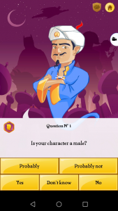 اسکرین شات برنامه akinator 2