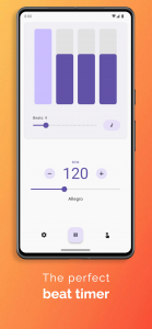 اسکرین شات برنامه Easy Metronome 1