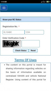 اسکرین شات برنامه Vehicle registration details 4