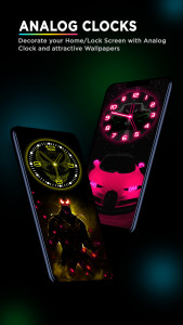 اسکرین شات 4 برنامه Smart Watch - Clock Wallpaper
