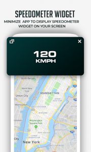 اسکرین شات برنامه HUD Speedometer Digital: GPS, Speed Limit Widget 7