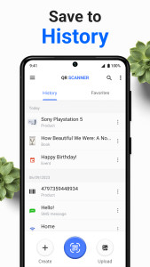 اسکرین شات 7 برنامه QR Code & Barcode Scanner Plus