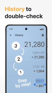 اسکرین شات 5 برنامه Calculator Plus with History