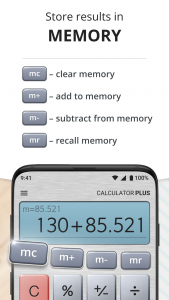 اسکرین شات برنامه Calculator Plus with History 4