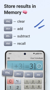 اسکرین شات 7 برنامه Fraction Calculator Plus