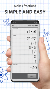 اسکرین شات برنامه Fraction Calculator Plus 2
