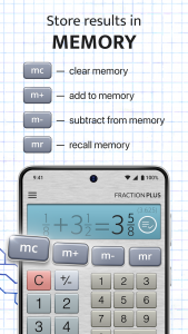 اسکرین شات 7 برنامه Fraction Calculator Plus
