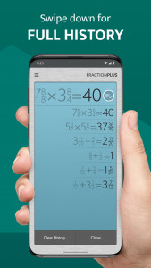 اسکرین شات 3 برنامه Fraction Calculator Plus