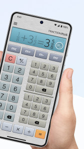 اسکرین شات 2 برنامه Fraction Calculator Plus