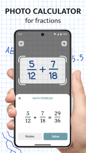 اسکرین شات 3 برنامه Fraction Calculator Plus