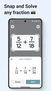 اسکرین شات 5 برنامه Fraction Calculator Plus