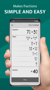 اسکرین شات 2 برنامه Fraction Calculator Plus