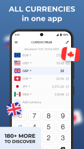 اسکرین شات 2 برنامه Currency Converter Plus