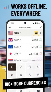 اسکرین شات 2 برنامه Currency Converter Plus