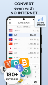 اسکرین شات برنامه Currency Converter Plus 1