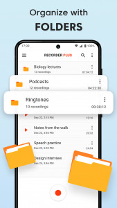 اسکرین شات 6 برنامه Sound Recorder Plus: Voice Rec