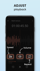 اسکرین شات برنامه Sound Recorder Plus: Voice Rec 5