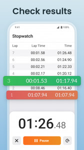 اسکرین شات 6 برنامه Multi Timer: Timer + Stopwatch