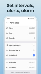 اسکرین شات 5 برنامه Multi Timer: Timer + Stopwatch