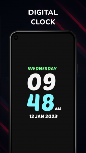 اسکرین شات برنامه Digital Clock Wallpaper App 4