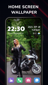 اسکرین شات برنامه Digital Clock Wallpaper App 8