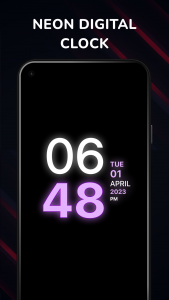 اسکرین شات برنامه Digital Clock Wallpaper App 6