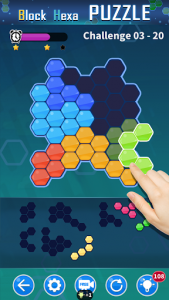 اسکرین شات بازی Block Hexa Puzzle 1