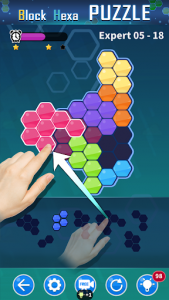 اسکرین شات بازی Block Hexa Puzzle 2