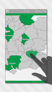 اسکرین شات بازی E. Learning UK Map Puzzle 1