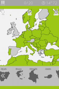 اسکرین شات بازی E. Learning World Map Puzzle 4